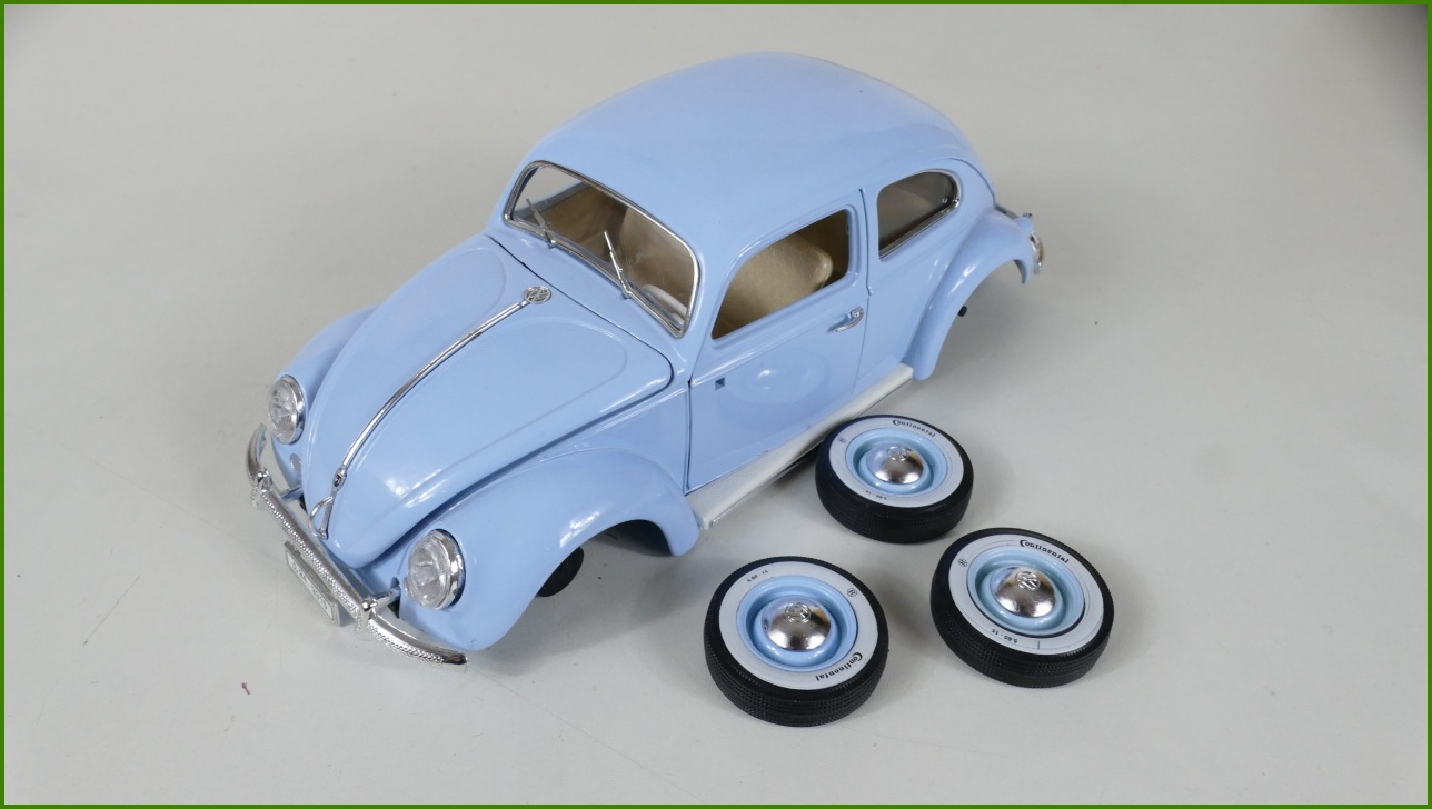 Kovový Model Bburago 1:18 - VW Beetle (1955) 1.000.000th - Viz Popis