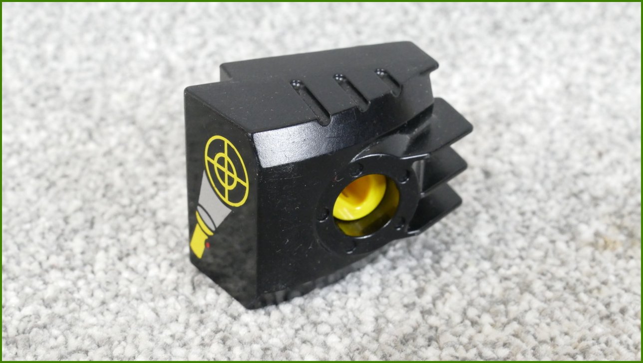 Lego® Duplo® Toolo® Kostka 2x2 - Černá (Baterka s Terčem)