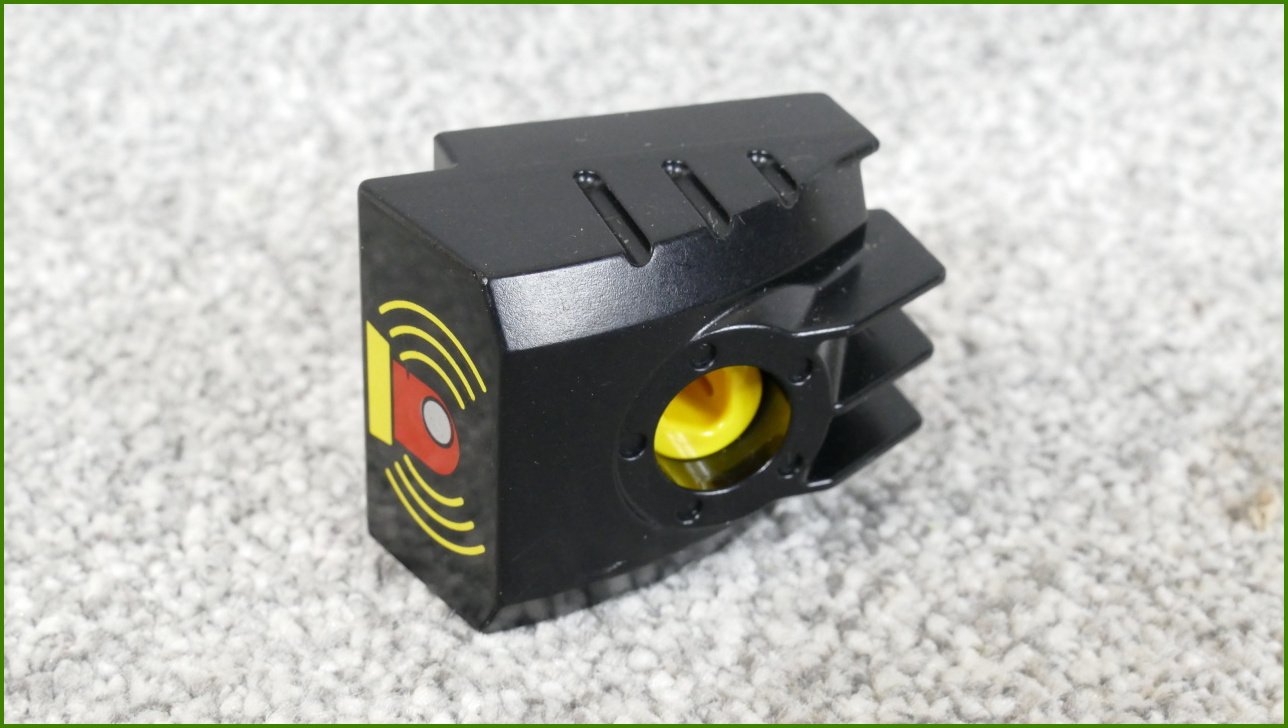 Lego® Duplo® Toolo® Kostka 2x2 - Černá (Obrázek Majáčku)