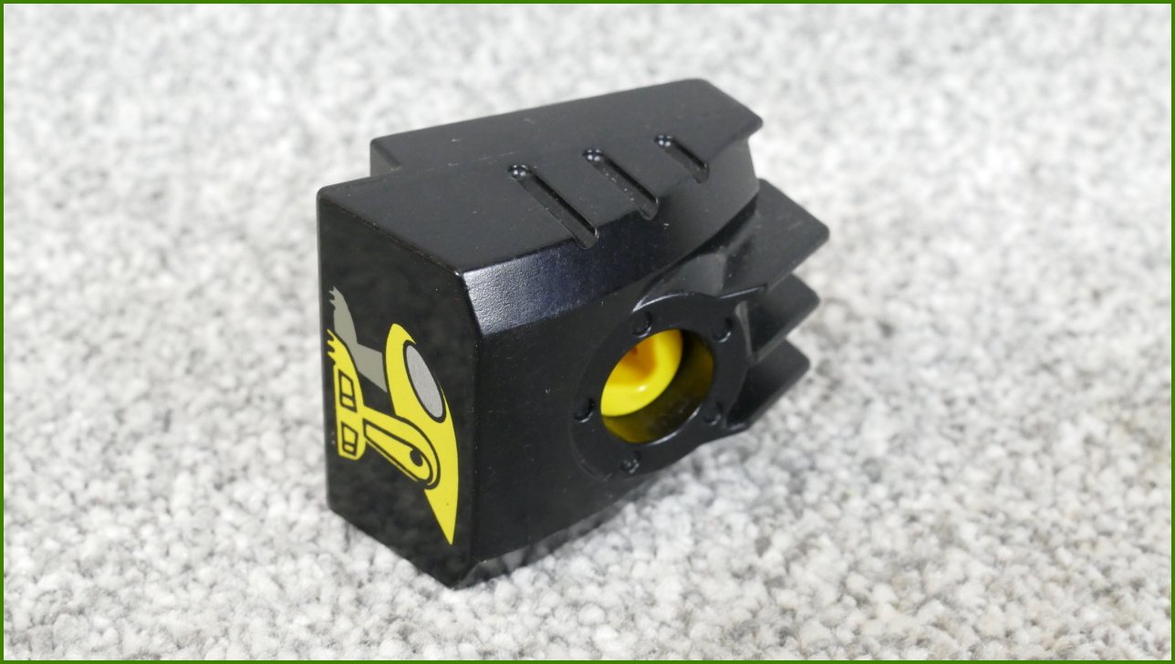 Lego® Duplo® Toolo® Kostka 2x2 - Černá (Obrázek Robota)