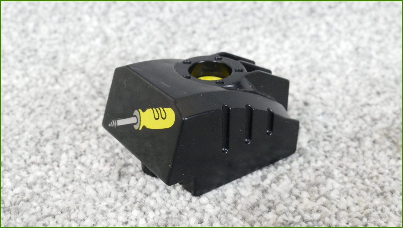 Lego® Duplo® Toolo® Kostka 2x2 - Černá (Obrázek Šroubováku)