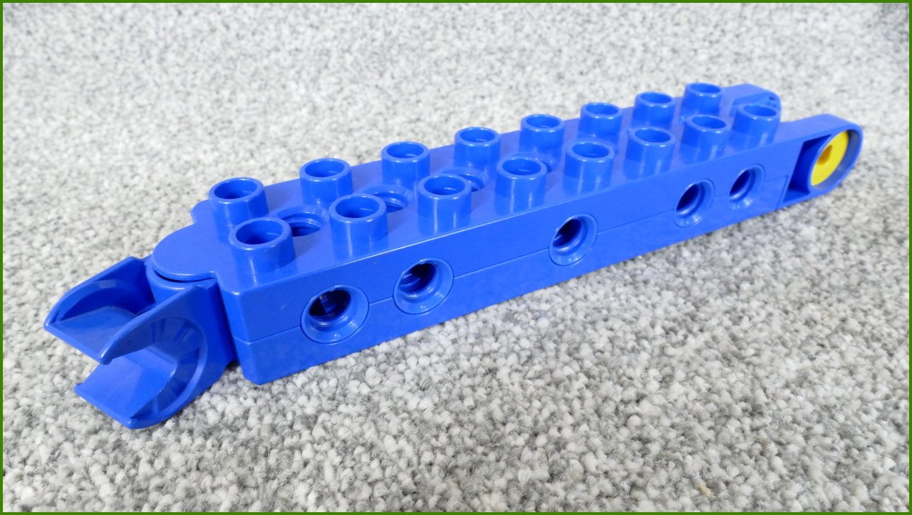 Lego® Duplo® Toolo® Kostka 2x8 Modrá s Připojeními