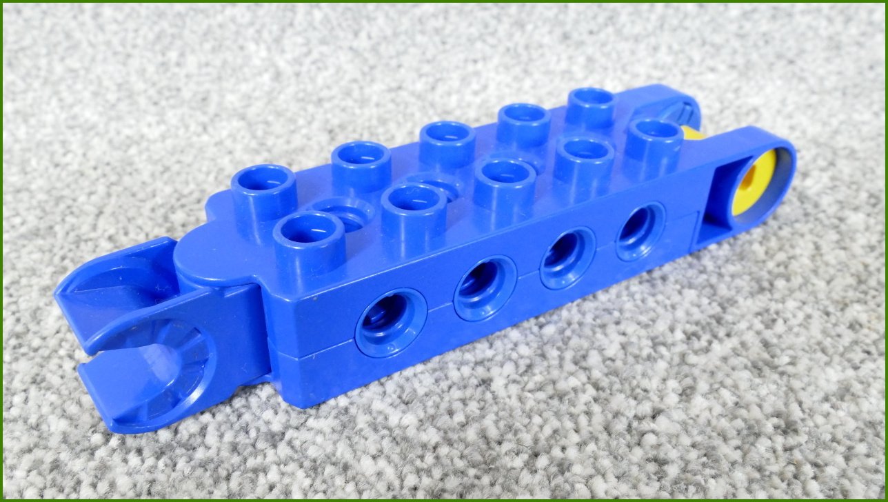 Lego® Duplo® Toolo® Kostka 2x5 Modrá s Připojeními