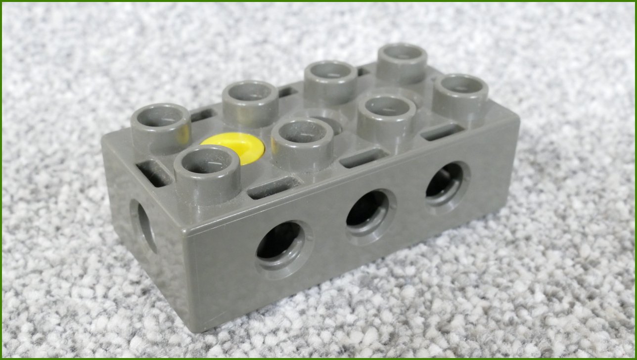 Lego® Duplo® Toolo® Kostka 2x4 Hnědošedá