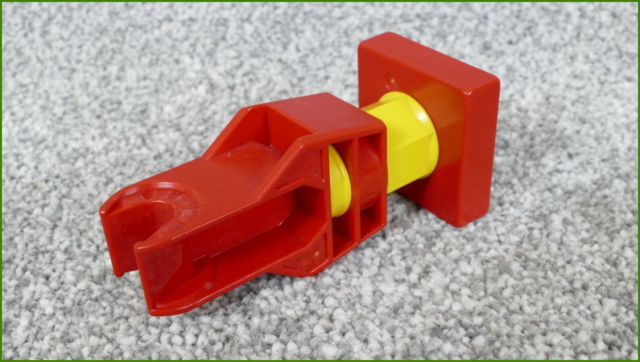 Lego® Duplo® Toolo® Otočná Červená Kostka s Připojeními