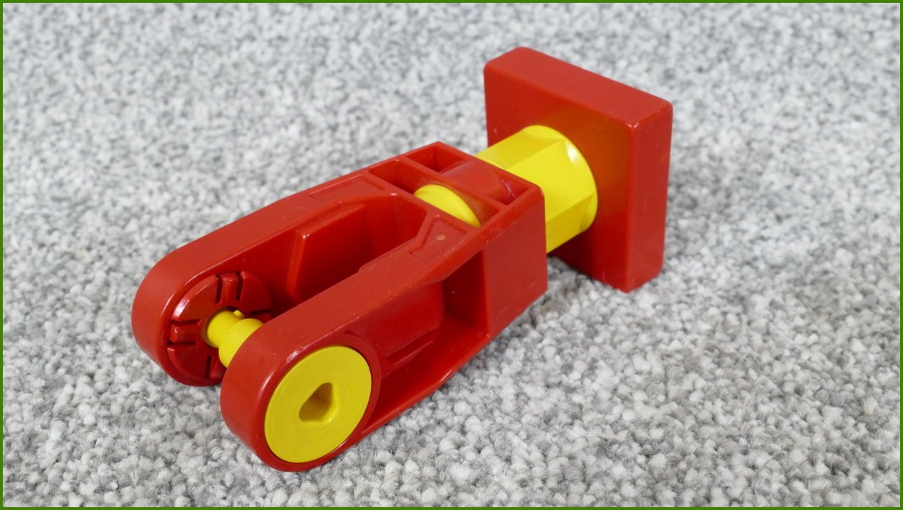 Lego® Duplo® Toolo® Otočná Červená Kostka s Připojeními