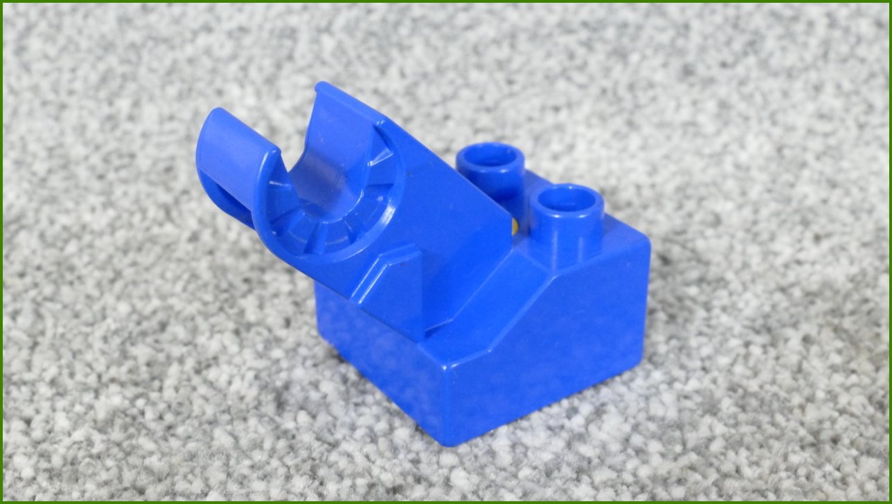Lego® Duplo® Toolo® Kostka 2x2 Modrá s Oboustranným Připojením
