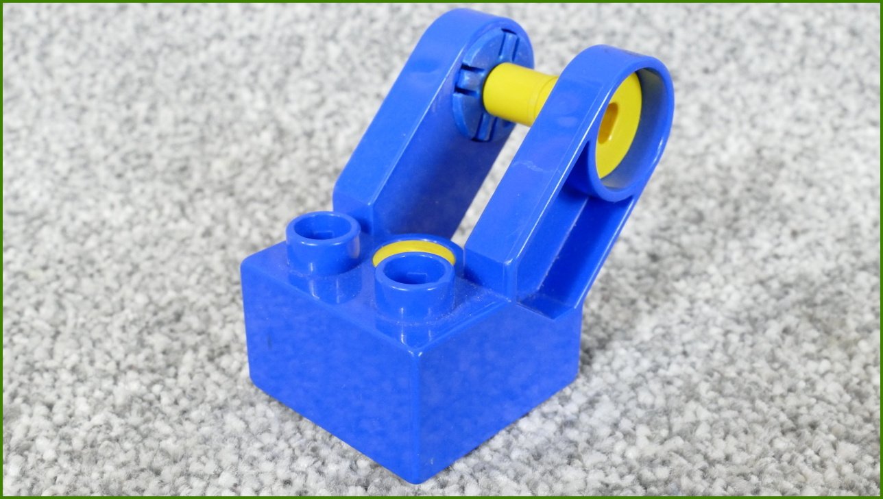 Lego® Duplo® Toolo® Kostka 2x2 Modrá s Oboustranným Připojením