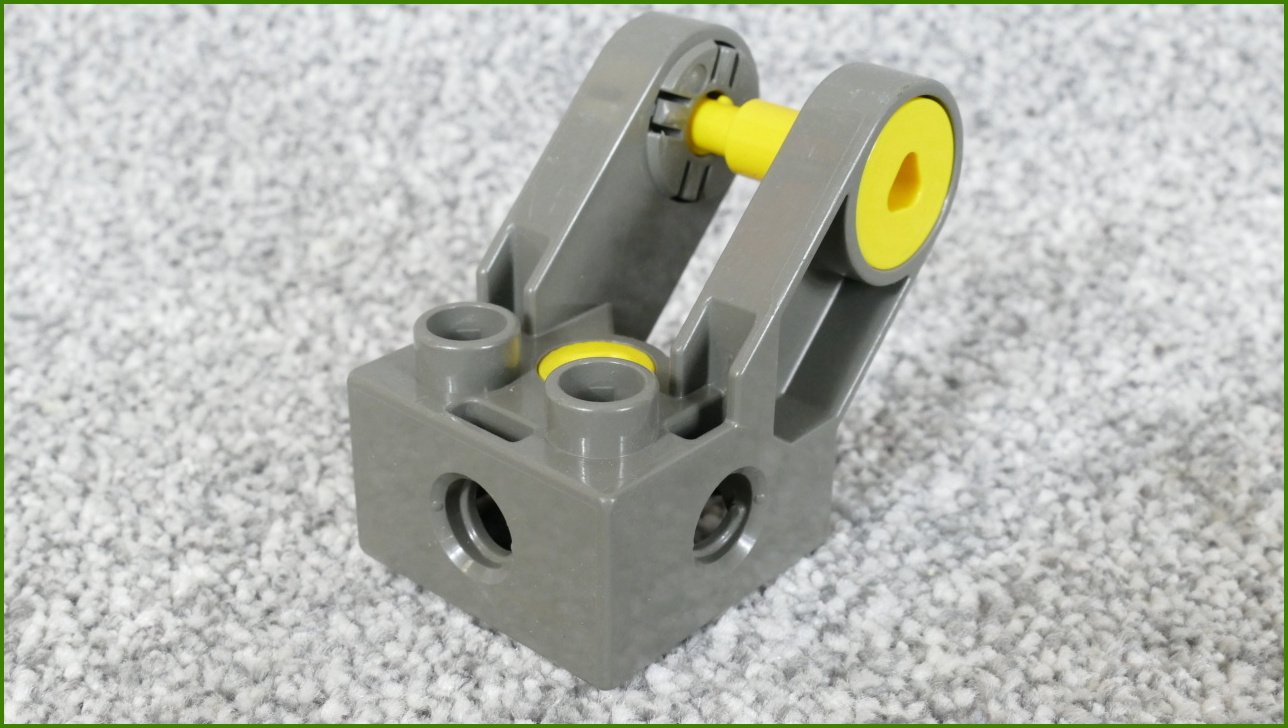 Lego® Duplo® Toolo® Kostka 2x2 Tmavě Šedá s Oboustranným Připojením