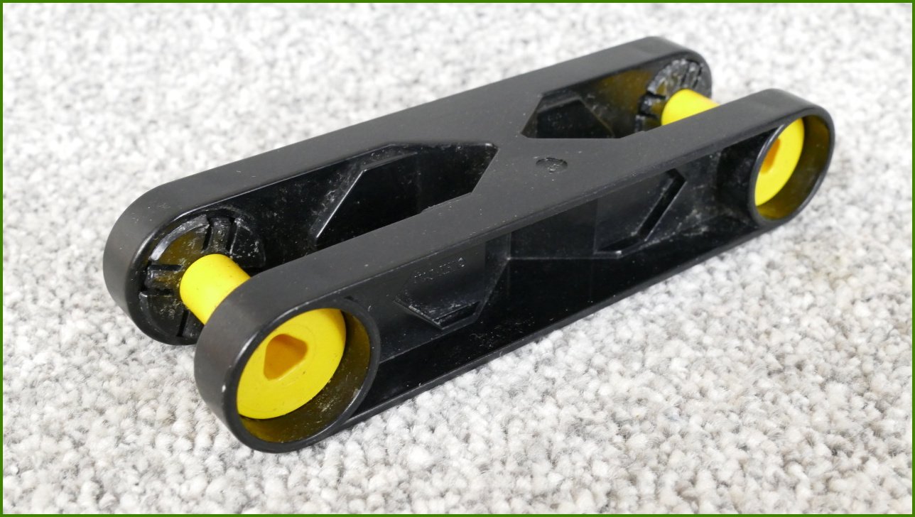 Lego® Duplo® Toolo® Kostka 2x6 Černá s Připojením
