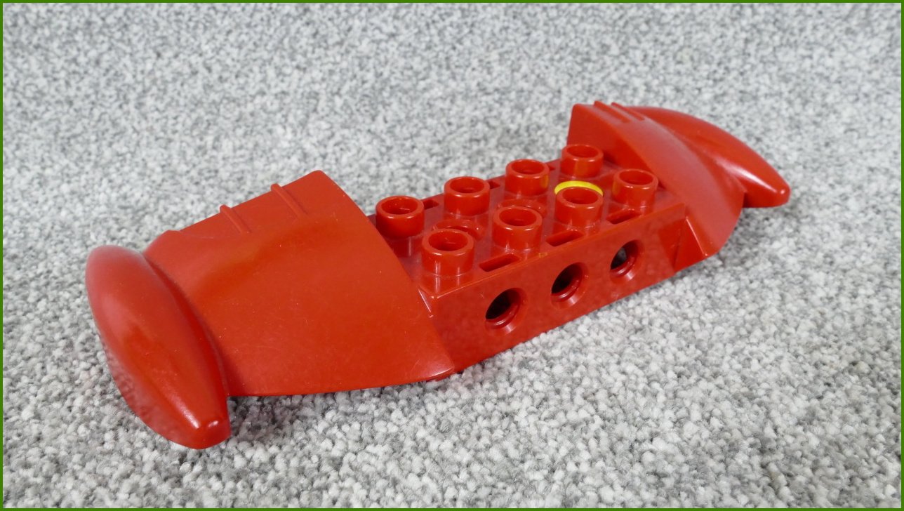 Lego® Duplo® Toolo® Dvojité Křídlo Červené Se Šroubem