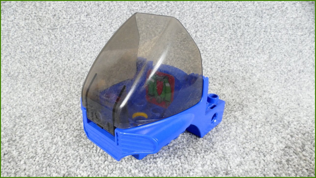 Lego® Duplo® Toolo® Modrá Kabina s Odklápěcím Černým Sklem