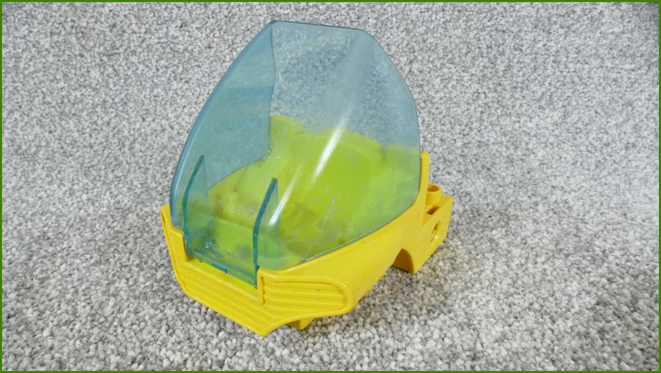 Lego® Duplo® Toolo® Žlutá Kabina s Odklápěcím Modrým Sklem