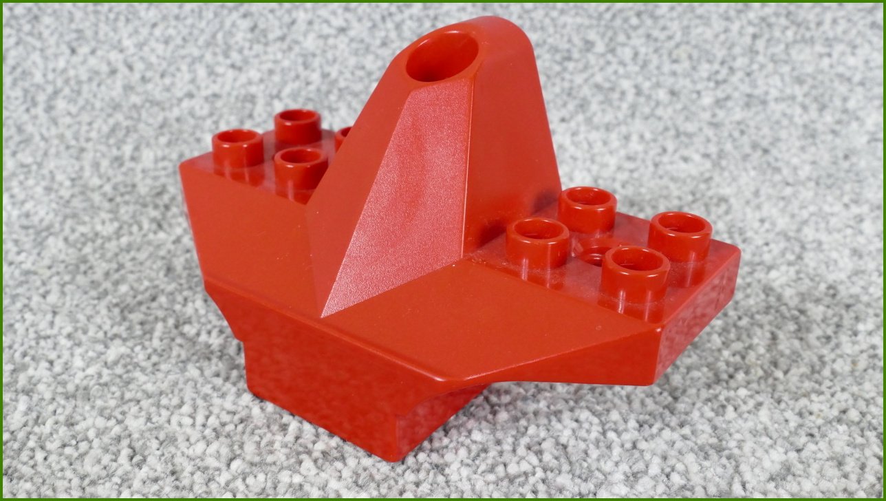 Lego® Duplo® Toolo® Část se Zadním Křídlem Červená