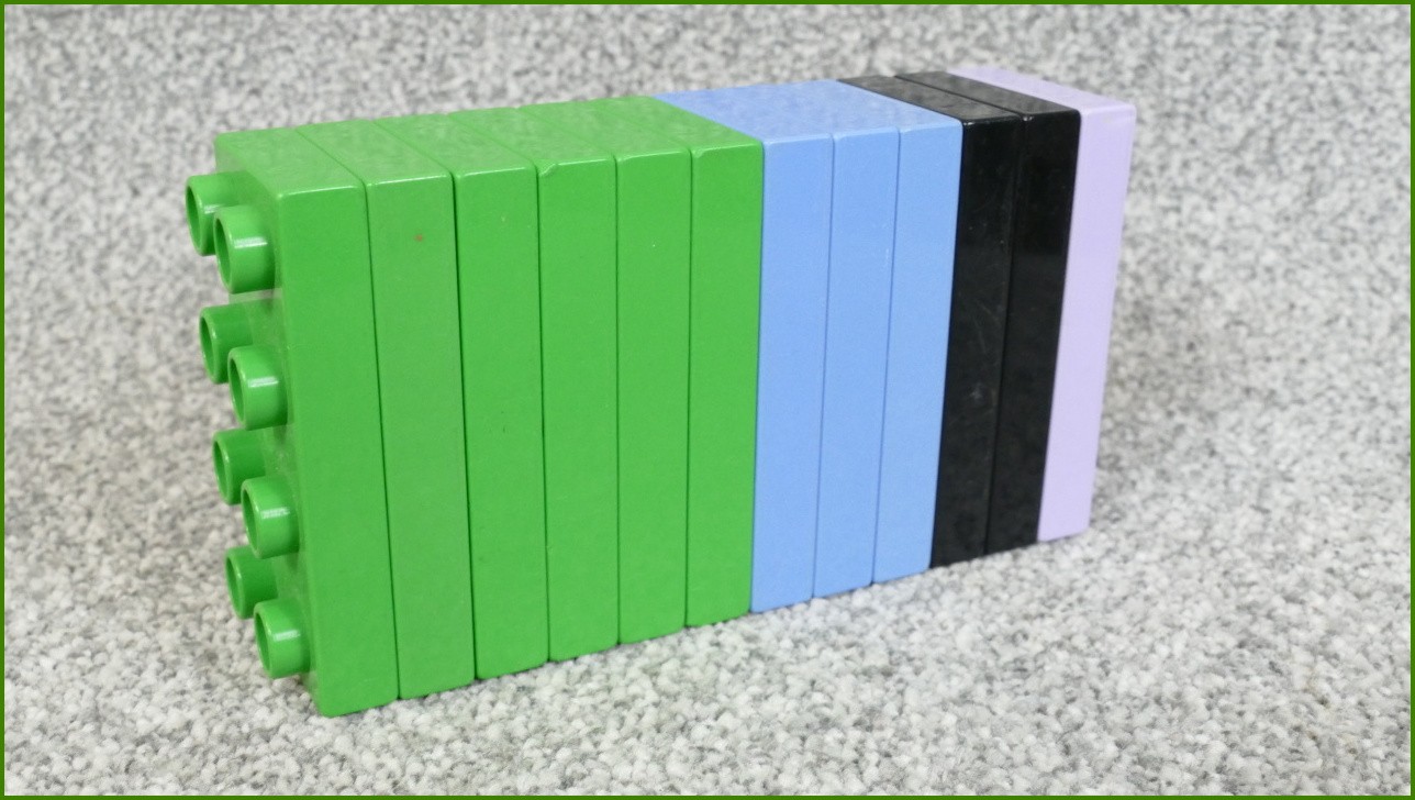 Lego Duplo kostky - horší stav