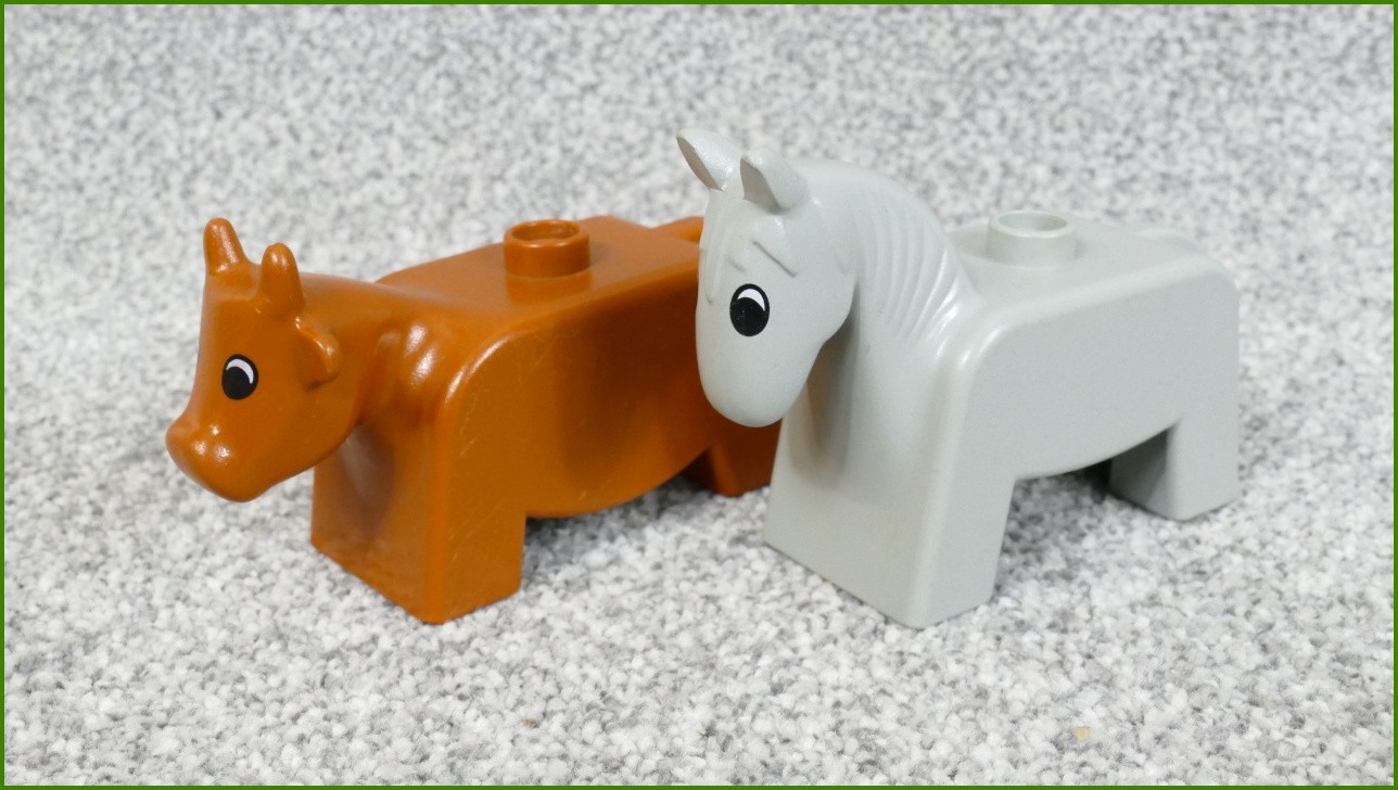 Lego Duplo kravička a koník
