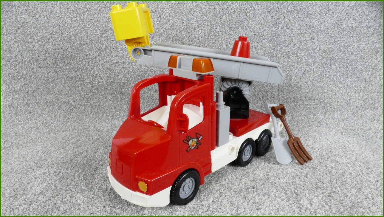 Lego® Duplo® Hasičské Auto se Žebříkem a Příslušenstvím