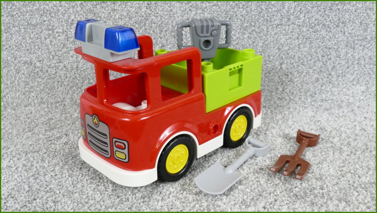 Lego® Duplo® Hasičské Auto se Žebříkem a Příslušenstvím