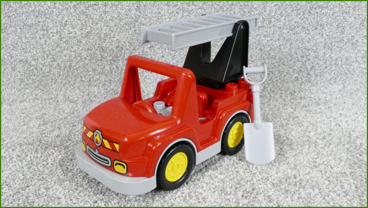 Lego® Duplo® Hasičské Větší Osobní Auto se Žebříkem