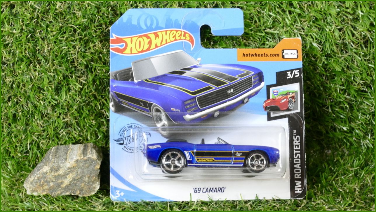 Angličák Autíčko Hot Wheels ´69 Camaro (HW ROADSTERS)