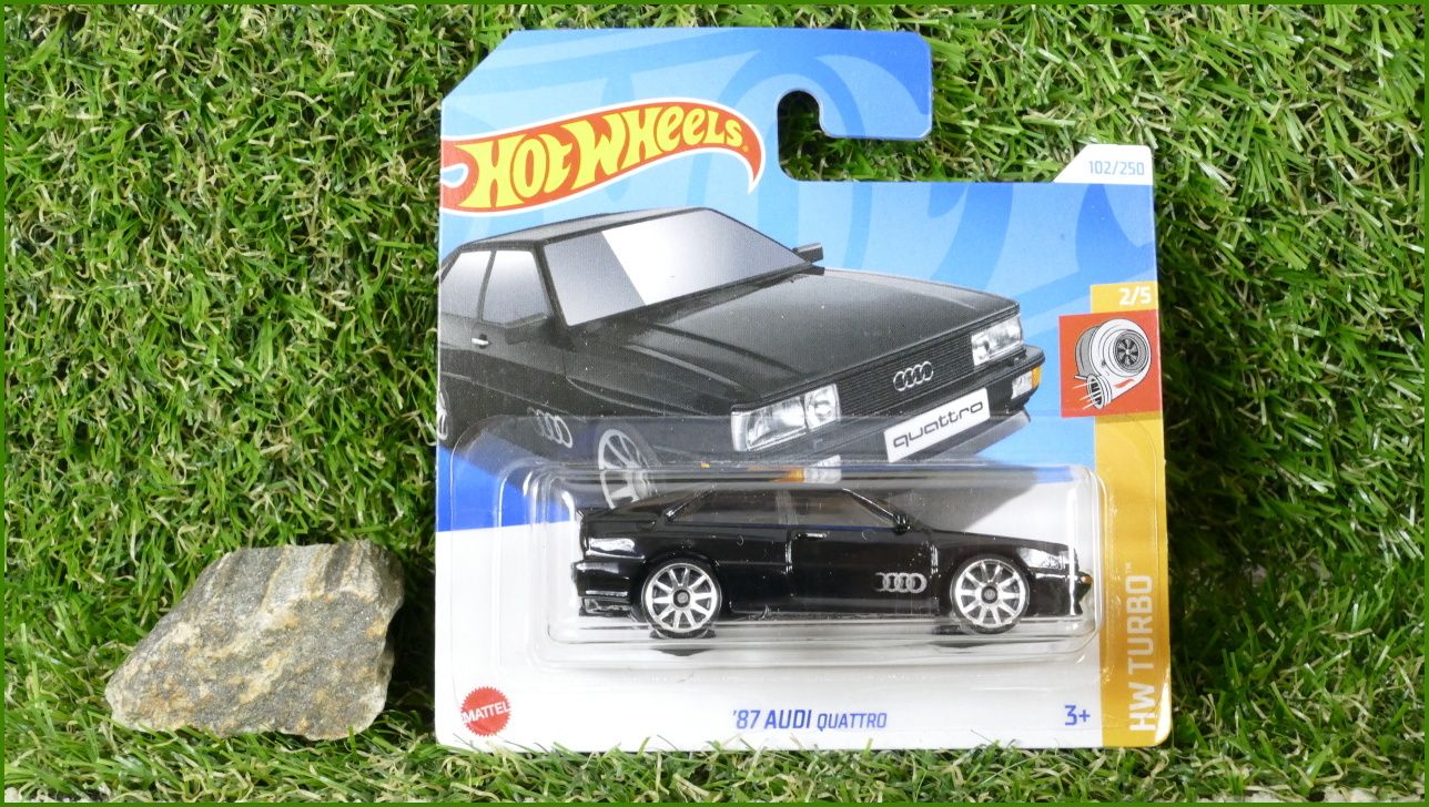 Angličák Autíčko Hot Wheels ´87 Audi Quattro (HW TURBO)