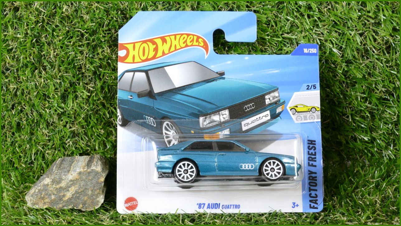 Angličák Autíčko Hot Wheels ´87 Audi Quattro (FACTORY FRESH)