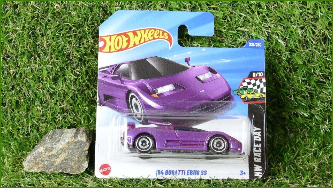Angličák Autíčko Hot Wheels ´94 Bugatti EB110 SS (HW RACE DAY)