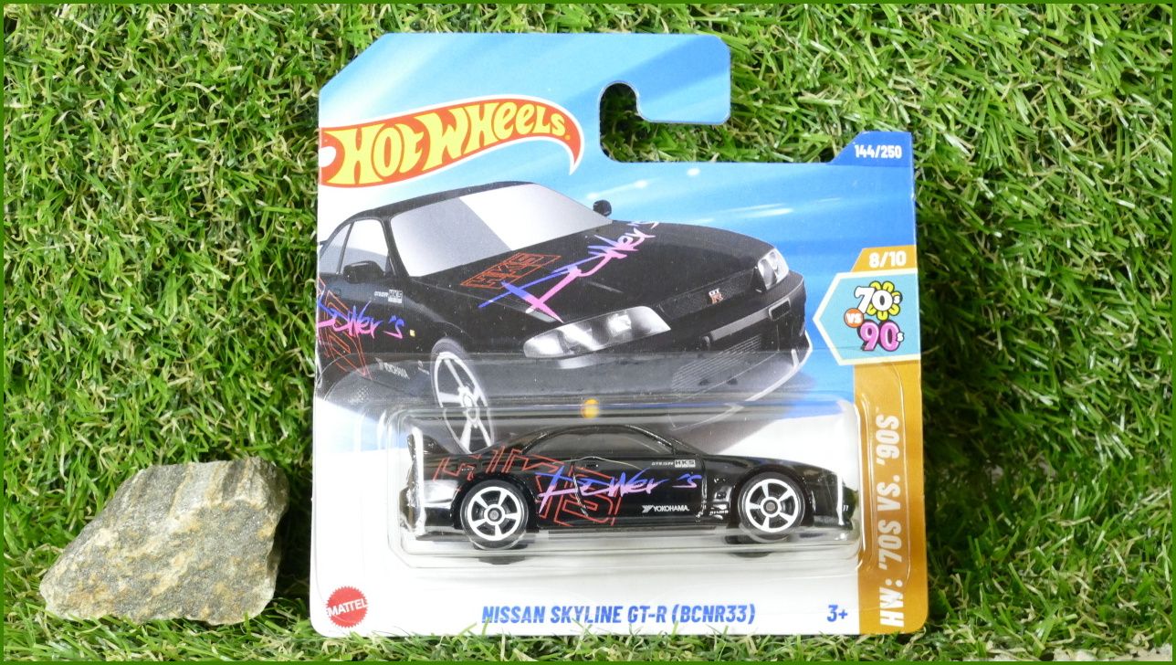 Angličák Autíčko Hot Wheels Nissan Skyline GT-R (BBCNR33) - (HW: ´70S VS. ´90S)