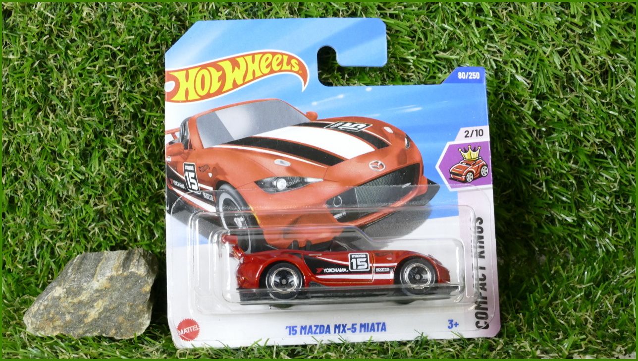 Angličák Autíčko Hot Wheels ´15 Mazda MX-5 Miata (COMPACT KINGS)