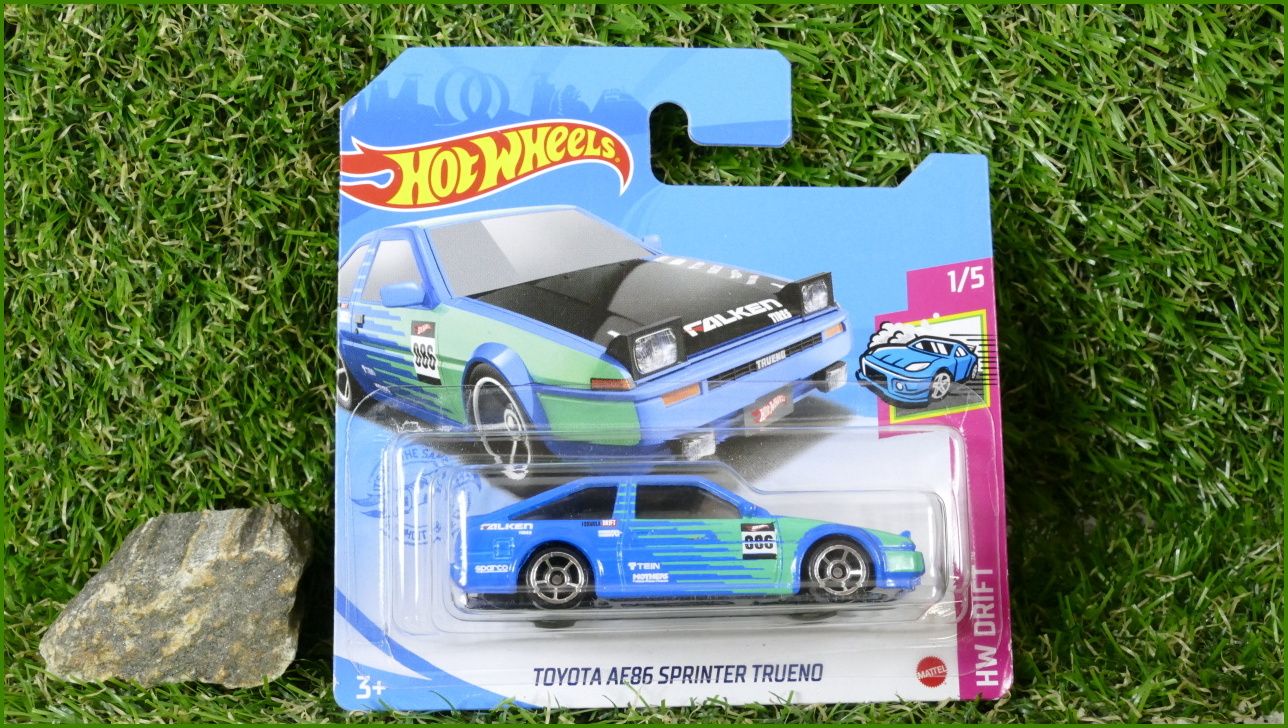 Angličák Autíčko Hot Wheels Toyota AE86 Sprinter Trueno (HW DRIFT)
