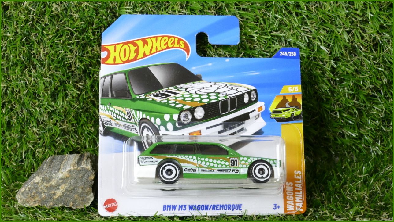 Angličák Autíčko Hot Wheels BMW M3 Wagon/Remorque (WAGONS FAMILIALES)