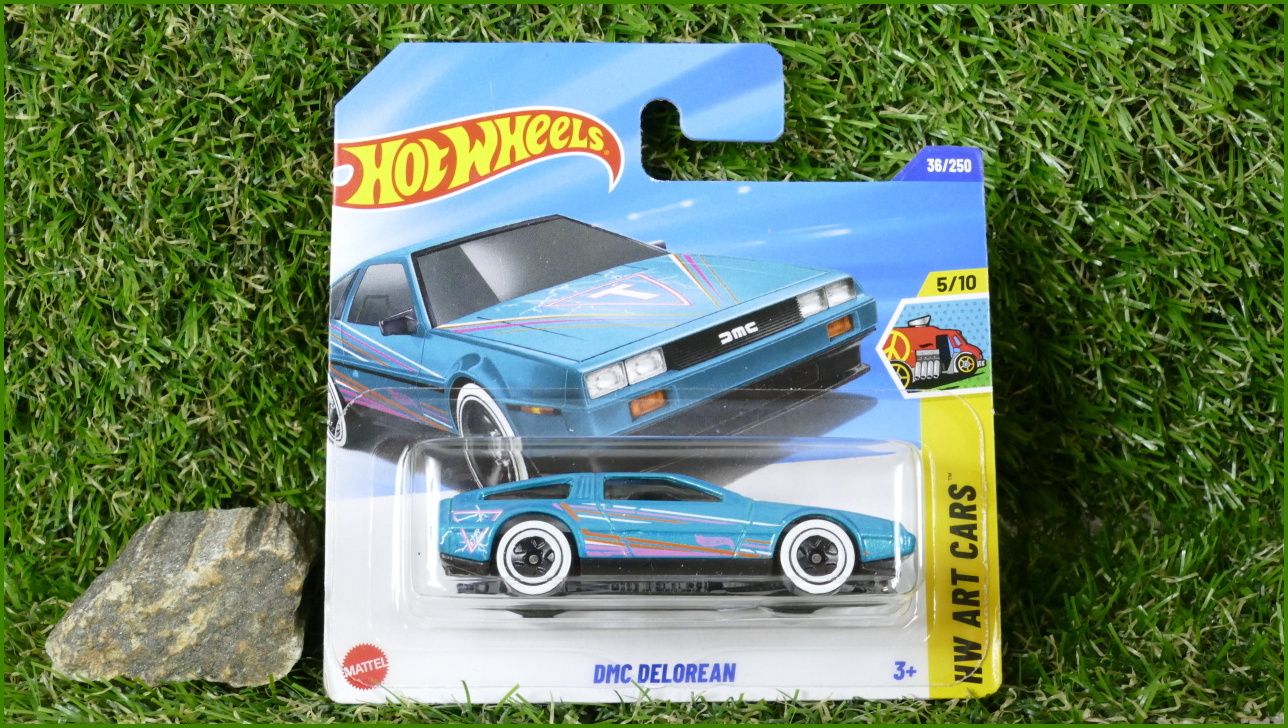 Angličák Autíčko Hot Wheels DMC DeLorean (HW ART CARS)