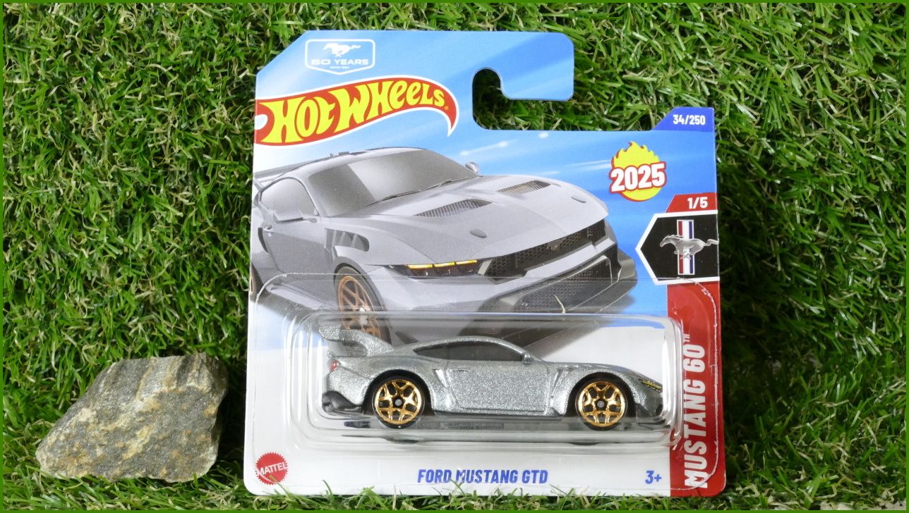 Angličák Autíčko Hot Wheels Ford Mustang GTD (MUSTANG 60)