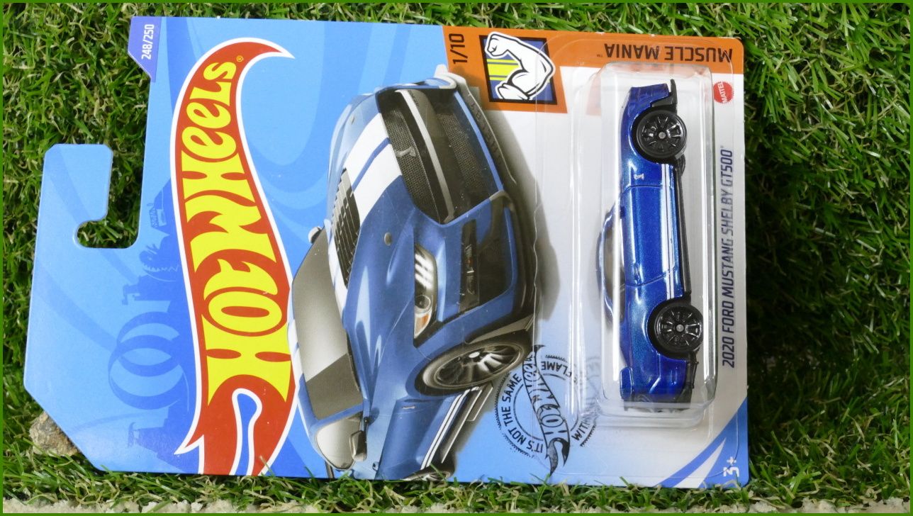 Angličák Autíčko Hot Wheels 2020 Ford Mustang Shelby GT500 (MUSCLE MANIA)