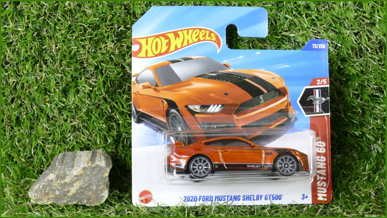 Angličák Autíčko Hot Wheels 2020 Ford Mustang Shelby GT500 (Mustang 60)