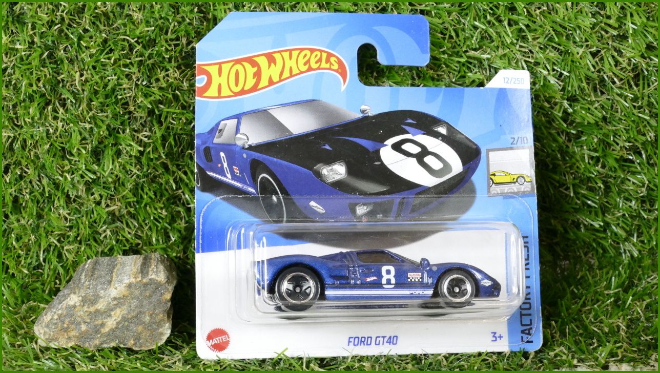 Angličák Autíčko Hot Wheels Ford GT40 (FACTORY FRESH)