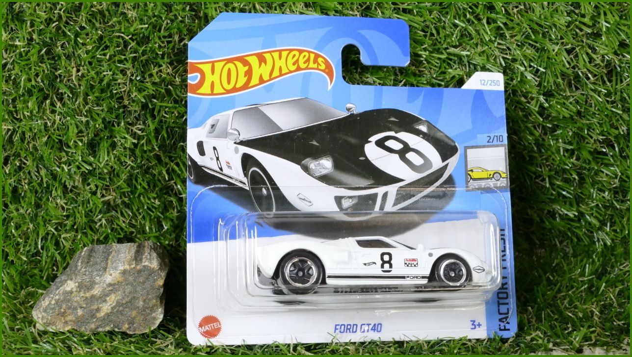 Angličák Autíčko Hot Wheels Ford GT40 (FACTORY FRESH)