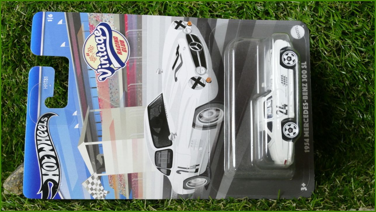 Angličák Autíčko Hot Wheels 1954 Mercedes-Benz 300 SL (VINTAGE RACING CLUB)