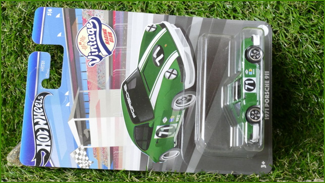 Angličák Autíčko Hot Wheels 1971 Porsche 911 (VINTAGE RACING CLUB)