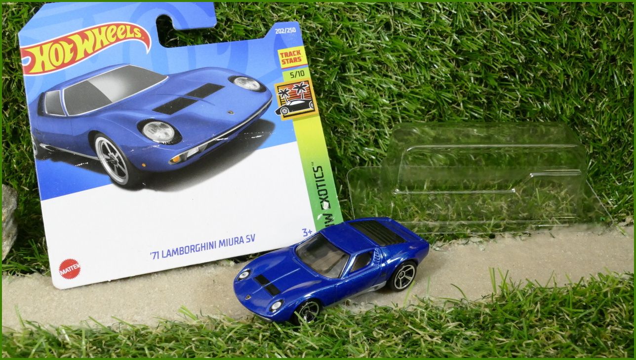 Angličák Autíčko Hot Wheels ´71 Lamborghini Miura SV (HW EXOTICS) - Odlepený Plast