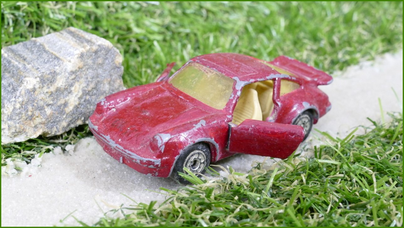 Model Autíčka Matchbox Lesney No.3 - Porsche Turbo - nabarvené