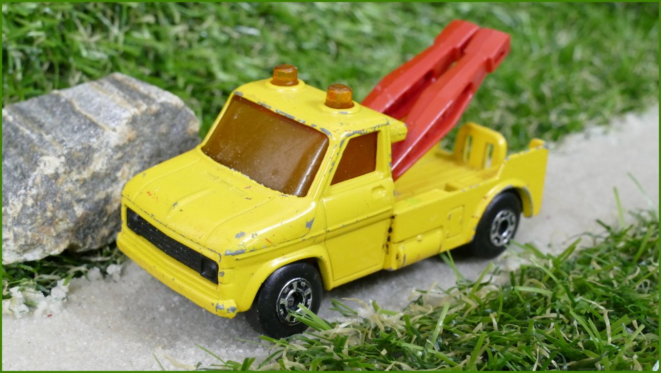 Model Autíčka Matchbox Lesney No.61 - Wreck Truck - bez háků