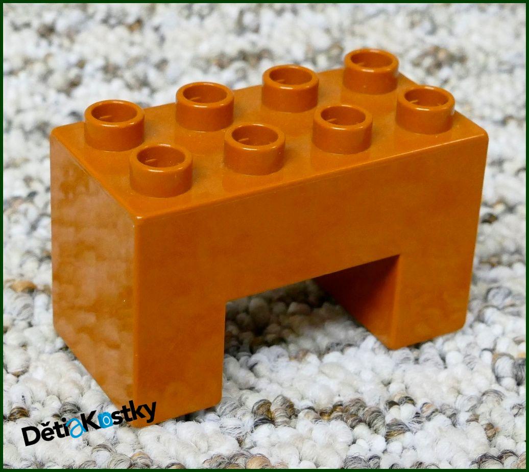 Lego® Duplo® Kostka Podstavec Mostu 2x4 Hnědý