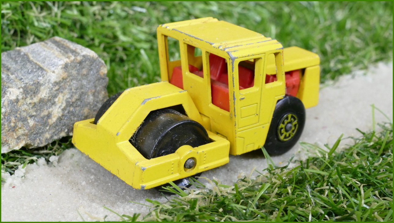 Model Autíčka Matchbox Lesney No.72 - Bomag Road Roller