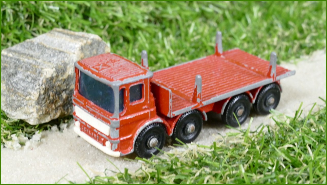 Model Autíčka Matchbox Lesney No.10 - Ergomatic Cab Pipe Truck