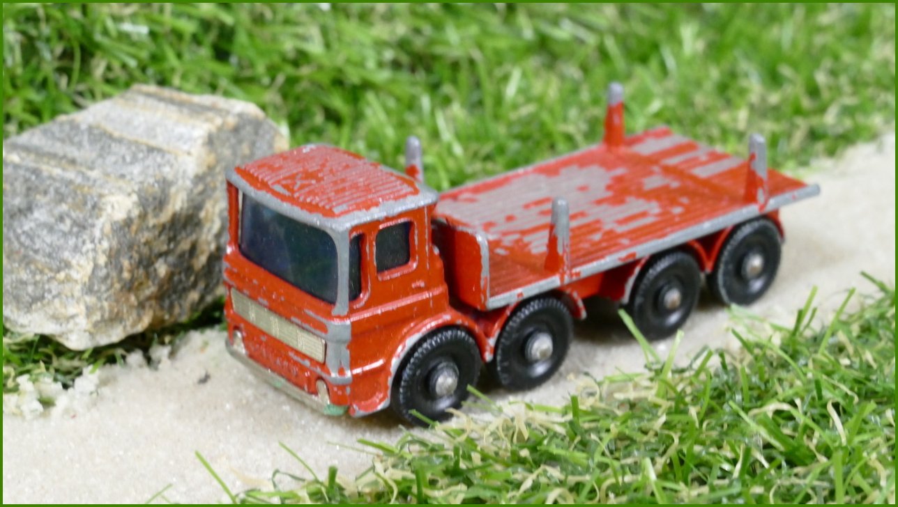 Model Autíčka Matchbox Lesney No.10 - Ergomatic Cab Pipe Truck