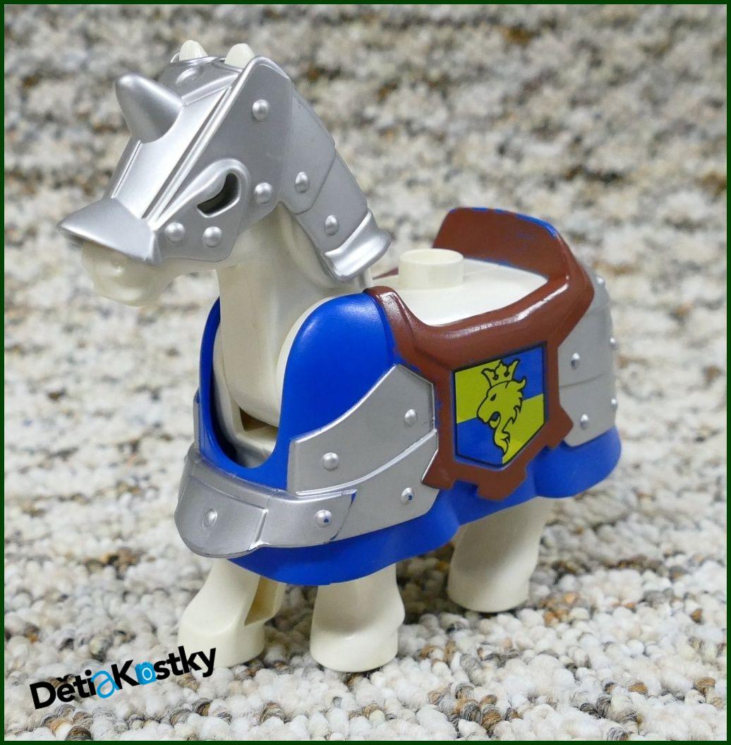 Lego® Duplo® Obrněný Kůň Bílý - Modré Brnění