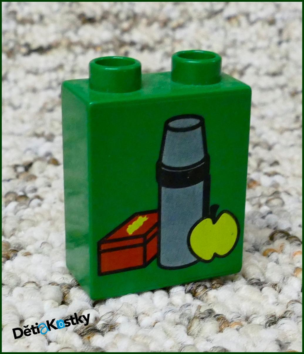 Lego® Duplo® Kostka 1x2x2 Tm. Zelená - Termoska