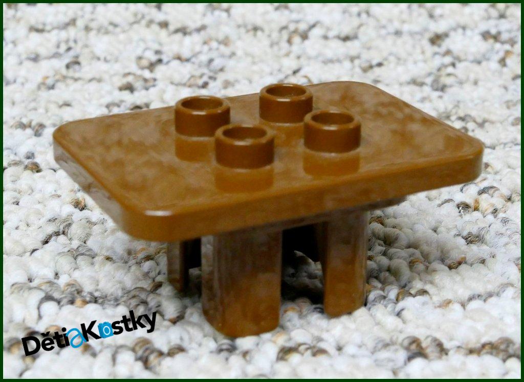 Lego® Duplo® Stůl Hnědý Hranatý