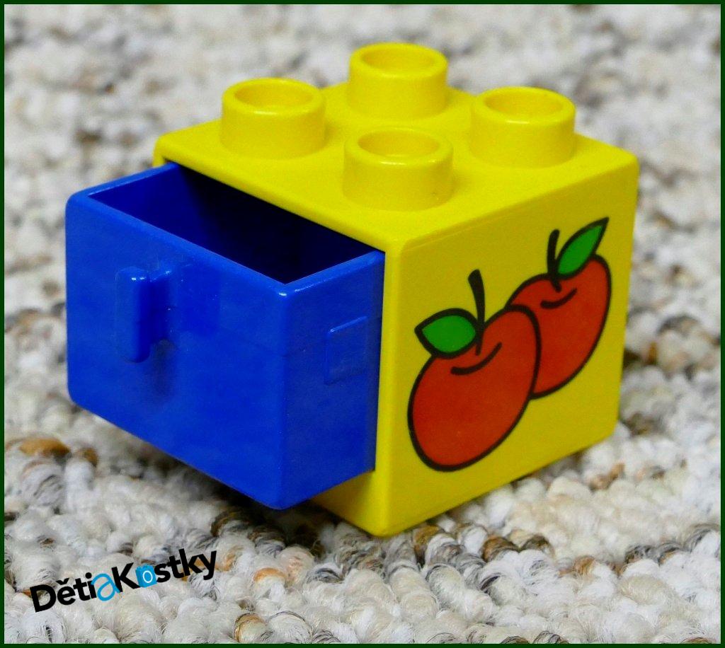 Lego® Duplo® Skříňka Malá Žlutá/Modrý Šuplík